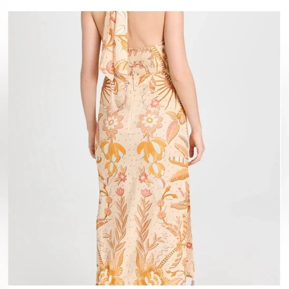 COPY - farm rio jungle chic sand dress size medium - Picture 3 of 5